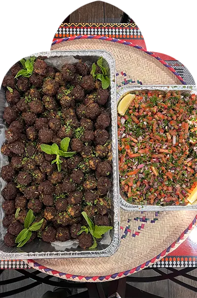 Big Tray of Yemeni Kebab